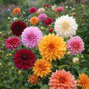 Mix Dalias Decorativas